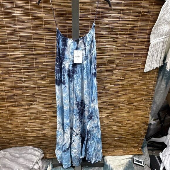 Raviya Plus Womens Tie-Dye Strapless Cover-up Size 1X - Picture 2 of 3